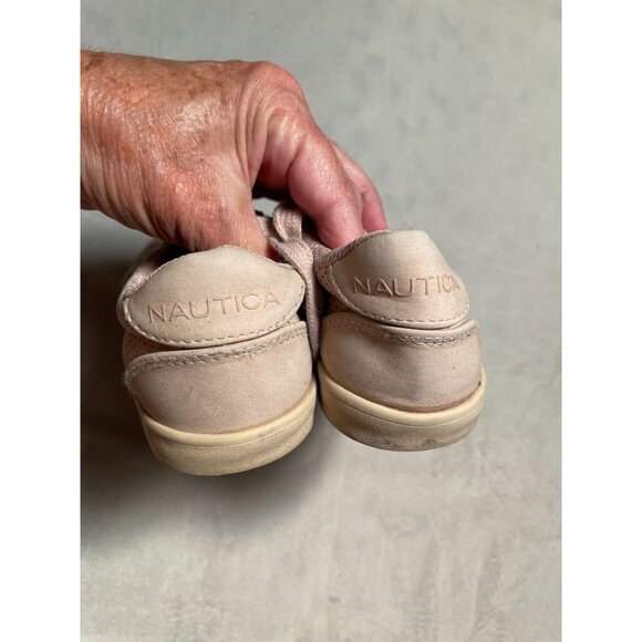 Nautica Childrens Light Pink Lace-Up Sneakers Size 1 - Picture 5 of 6